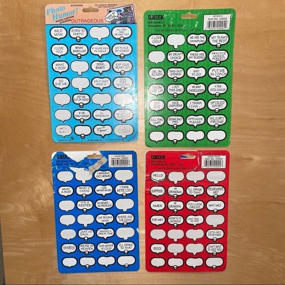 Greeting Stickers for scrapbook or photo album, Art project - Picture 10 of 10